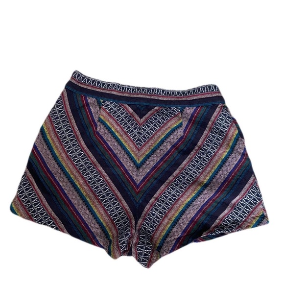 ecoté brand by urban outfitters tweed multicolor shorts - size 10 - Picture 2 of 4